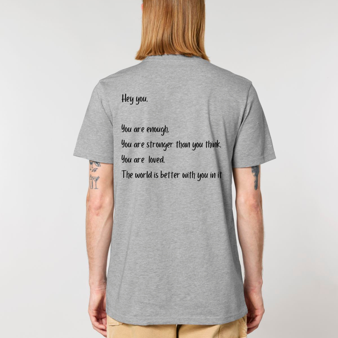 Hey You Reminder Tee (Light)