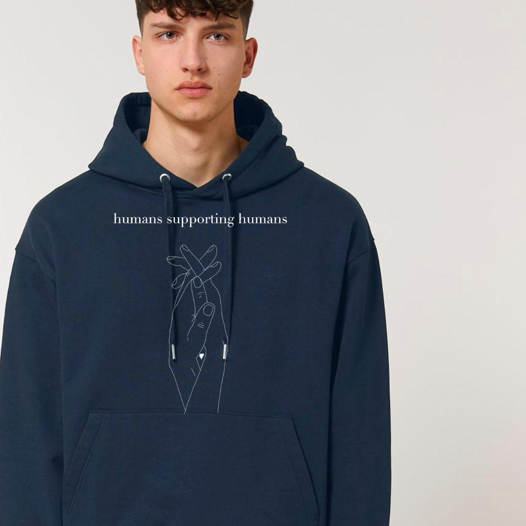 Humans Supporting Humans Ultra Heavy Hoodie