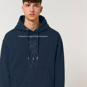 Humans Supporting Humans Ultra Heavy Hoodie