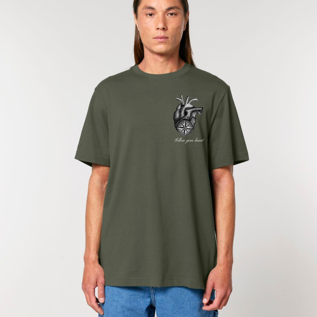 Follow Your Heart Short Sleeve Tee (Heavy)