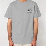 Load image into Gallery viewer, Glitch Smiley Face Short Sleeve Tee (Heavy)
