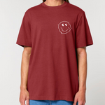 Load image into Gallery viewer, Glitch Smiley Face Short Sleeve Tee (Heavy)
