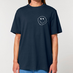 Load image into Gallery viewer, Glitch Smiley Face Short Sleeve Tee (Heavy)
