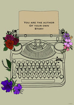 Load image into Gallery viewer, Typewriter - You are the author of your own story Art Print
