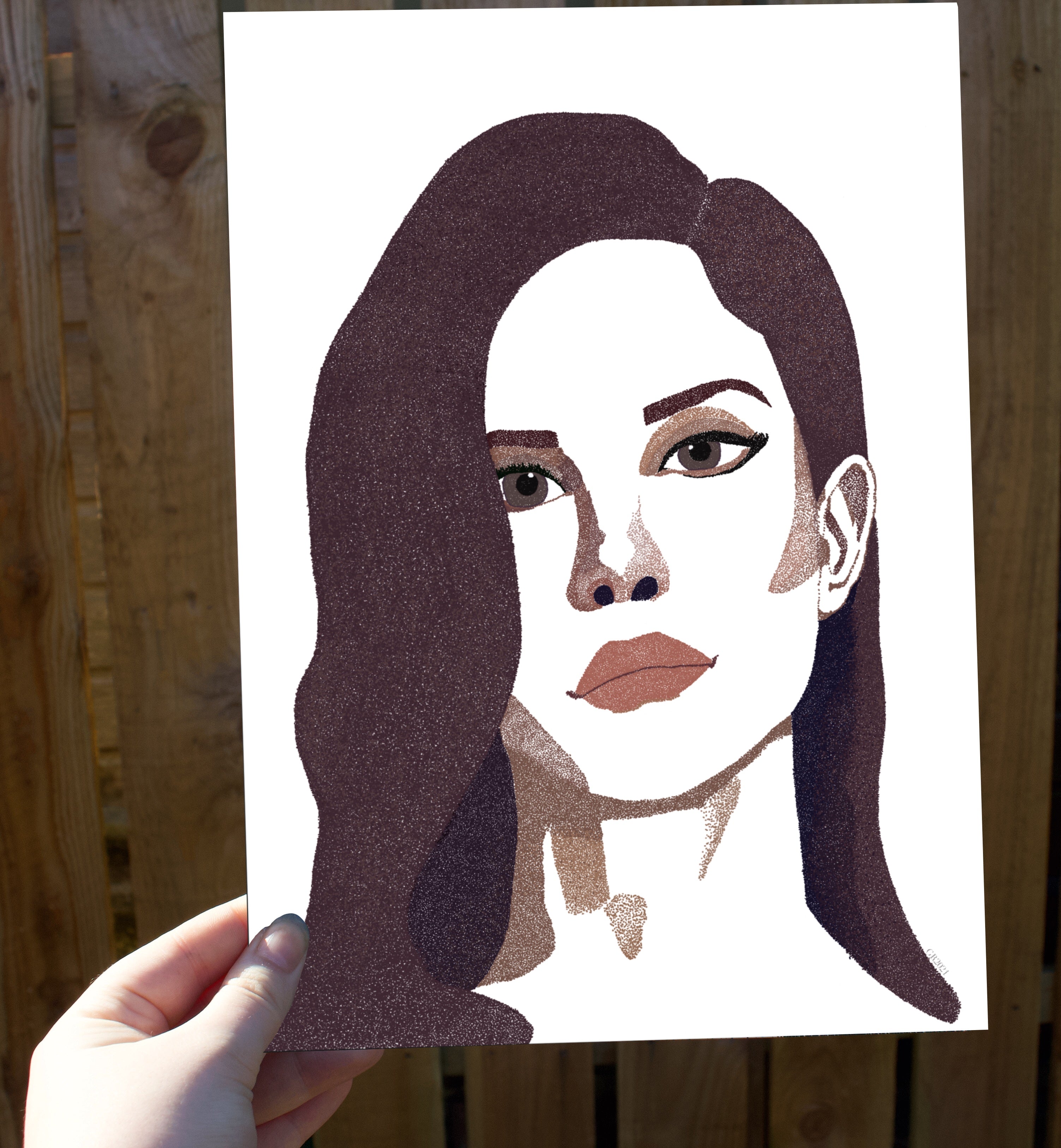 Lana Del Rey Fan Art Print