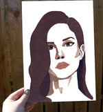 Load image into Gallery viewer, Lana Del Rey Fan Art Print
