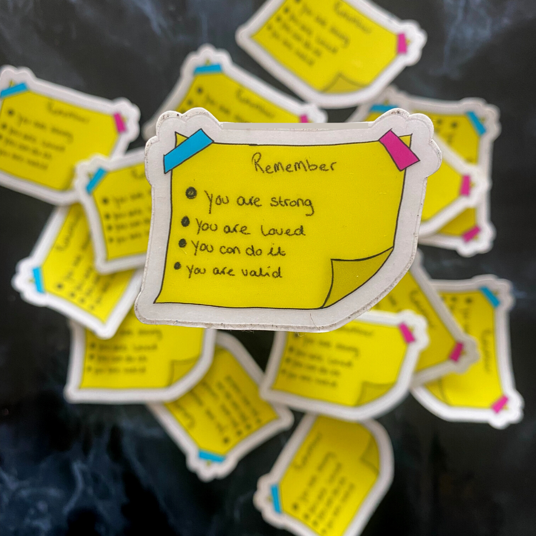 Sticky Note Reminder Sticker