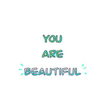 Load image into Gallery viewer, You Are Beautiful Sticker
